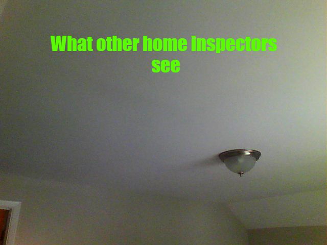 Lack of insulation unseen by other home inspectors without infra-red